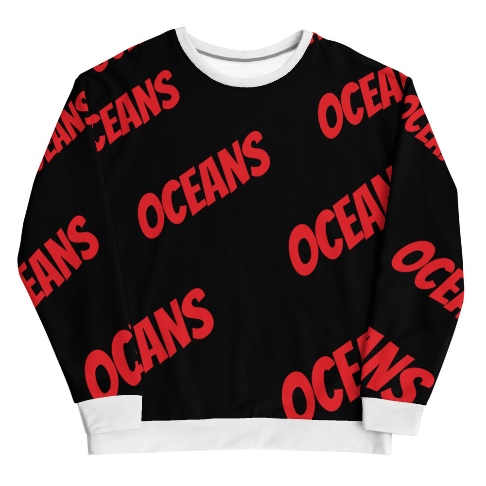 OCEANS BRAND RED Series Unisex Sweatshirt 男女兼用 スウェット