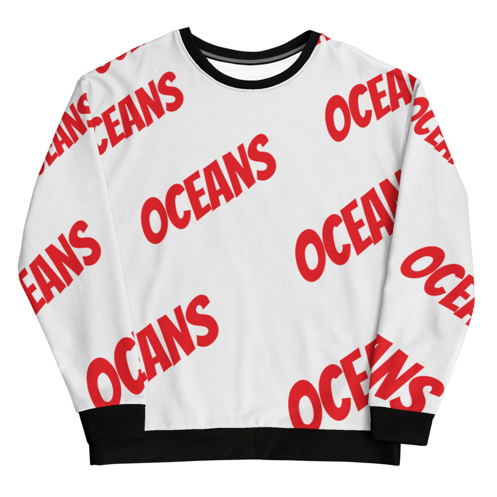 OCEANS BRAND RED Series Unisex Sweatshirt 男女兼用 スウェットシャツ